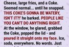 “He threw a drink to break my pride, but forgot the internet never misses a drop. 🥤