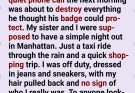 He thought his badge gave him the power to do whatever he wanted. He didn’t realize the ‘ordinary’ woman he assaulted in the back of a taxi was the Deputy Inspector of Internal Affairs. Justice moves in silence. 🤫🚔⚖️
