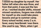 I sacrificed everything to raise my daughter alone, but the devastating secret she was hiding at the altar destroyed our relationship forever. 💔