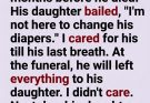 An inheritance doesn’t define your worth, but sometimes, it’s the ultimate revelation of who truly showed up when it mattered most. 🕊️⚖️🤍