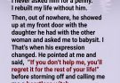 “The husband who abandoned his family came back years later asking his ex-wife to babysit the daughter he had with another woman. Two months later, one heartbreaking phone call revealed the desperate reason behind his behavior—and changed all of their lives forever.” ❤️🕊️