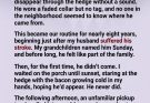 For eight years, a mysterious yellow dog visited her porch every Sunday. When he didn’t return, one stranger arrived with his old collar—and a secret that brought her to tears. ❤️🐾