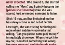 Her 13-year-old stepdaughter suddenly texted, “Can you please come pick me up?” What she revealed in the car left her speechless. ❤️