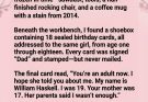 I opened my father’s locked workshop 11 years after his death and found 18 birthday cards he had written to a daughter I never knew existed. Then I found her working four miles away.