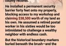 My wealthy neighbor built a fence 40 feet onto my property and told this retired postal worker to sue him. He didn’t know I’d spent 37 years maintaining the records that proved exactly where his land ended. 🏡📜
