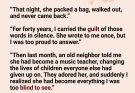 He spent a lifetime trying to protect his daughter from disappointment, only to discover that his disbelief had hurt her most.